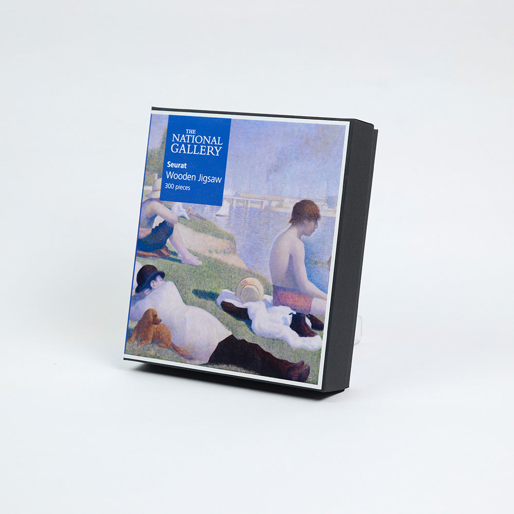 Bathers at Asnieres - National Gallery 300 Piece Wooden Jigsaw Puzzle