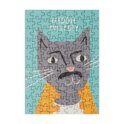 Freddie Purrcury 99 Piece Mini Jigsaw Puzzle