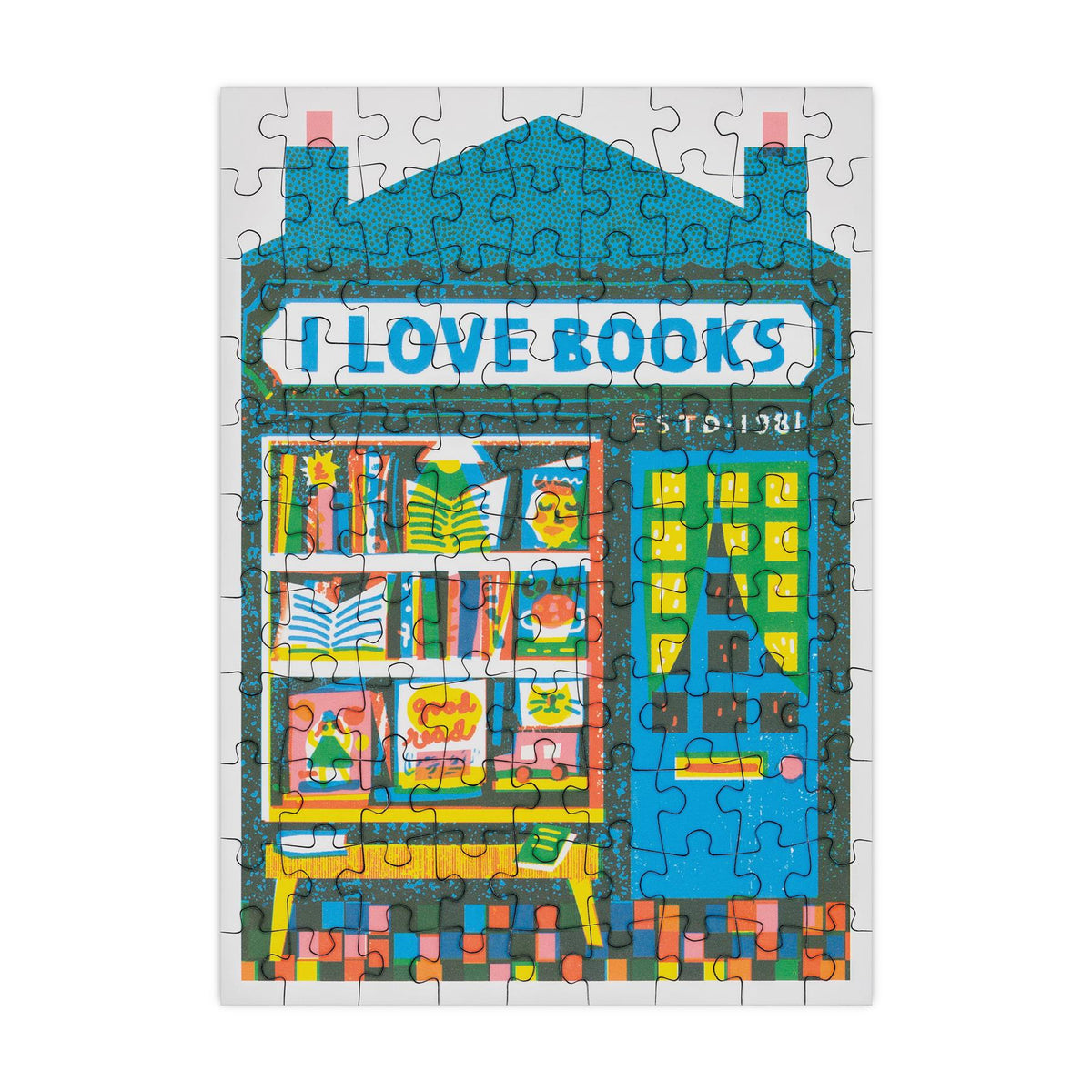 Book Shop 99 Piece Mini Jigsaw Puzzle