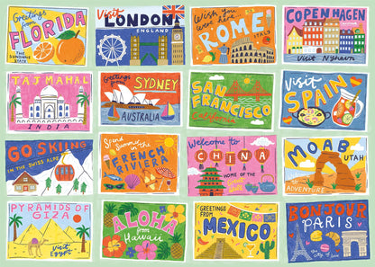 Postcards 1000 Piece Jigsaw Puzzle