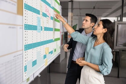 Tax Planner - 2026/27 Fiscal Wall Planner - Green (Giant 119x93cm)