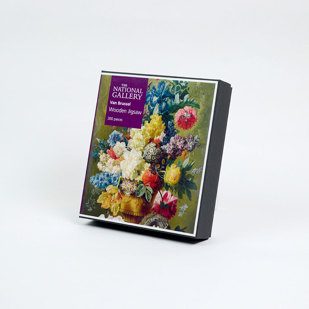 Flowers in a Vase - National Gallery 300 Piece Wooden Jigsaw Puzzle