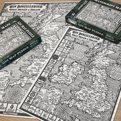 Gin Map Jigsaw 
Puzzle - 1000 pieces
