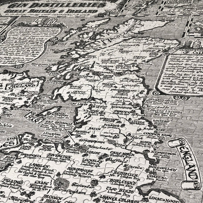 Gin Map Jigsaw 
Puzzle - 1000 pieces