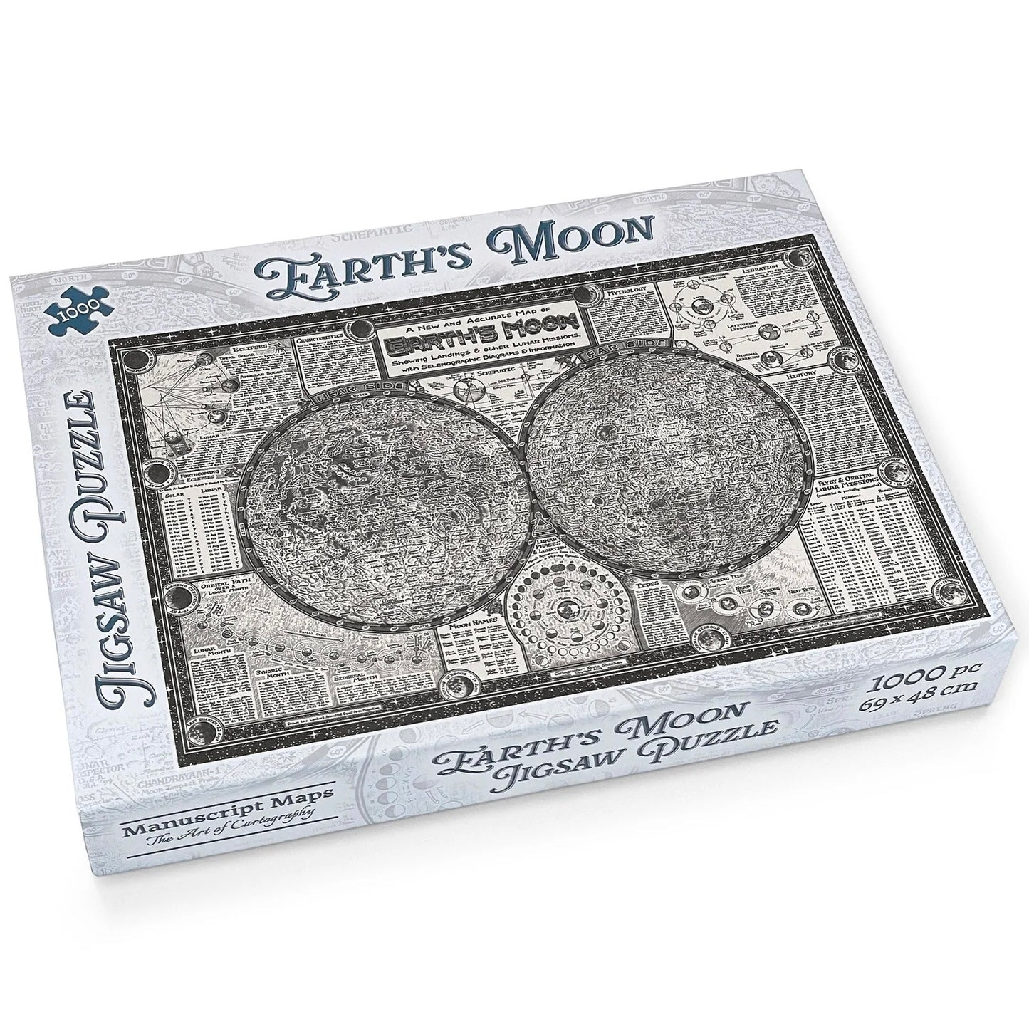 Moon Map Jigsaw 
Puzzle - 1000 pieces