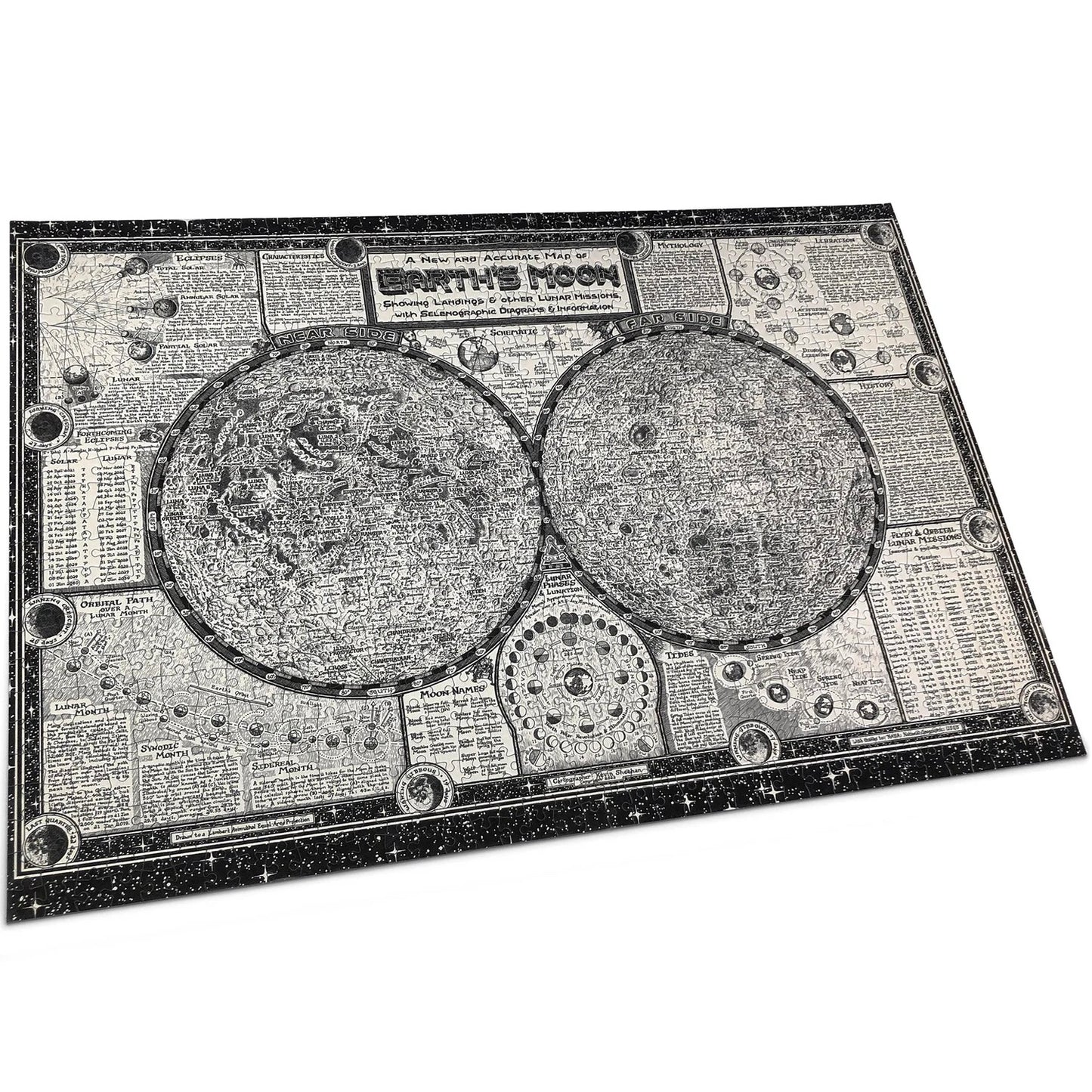 Moon Map Jigsaw 
Puzzle - 1000 pieces