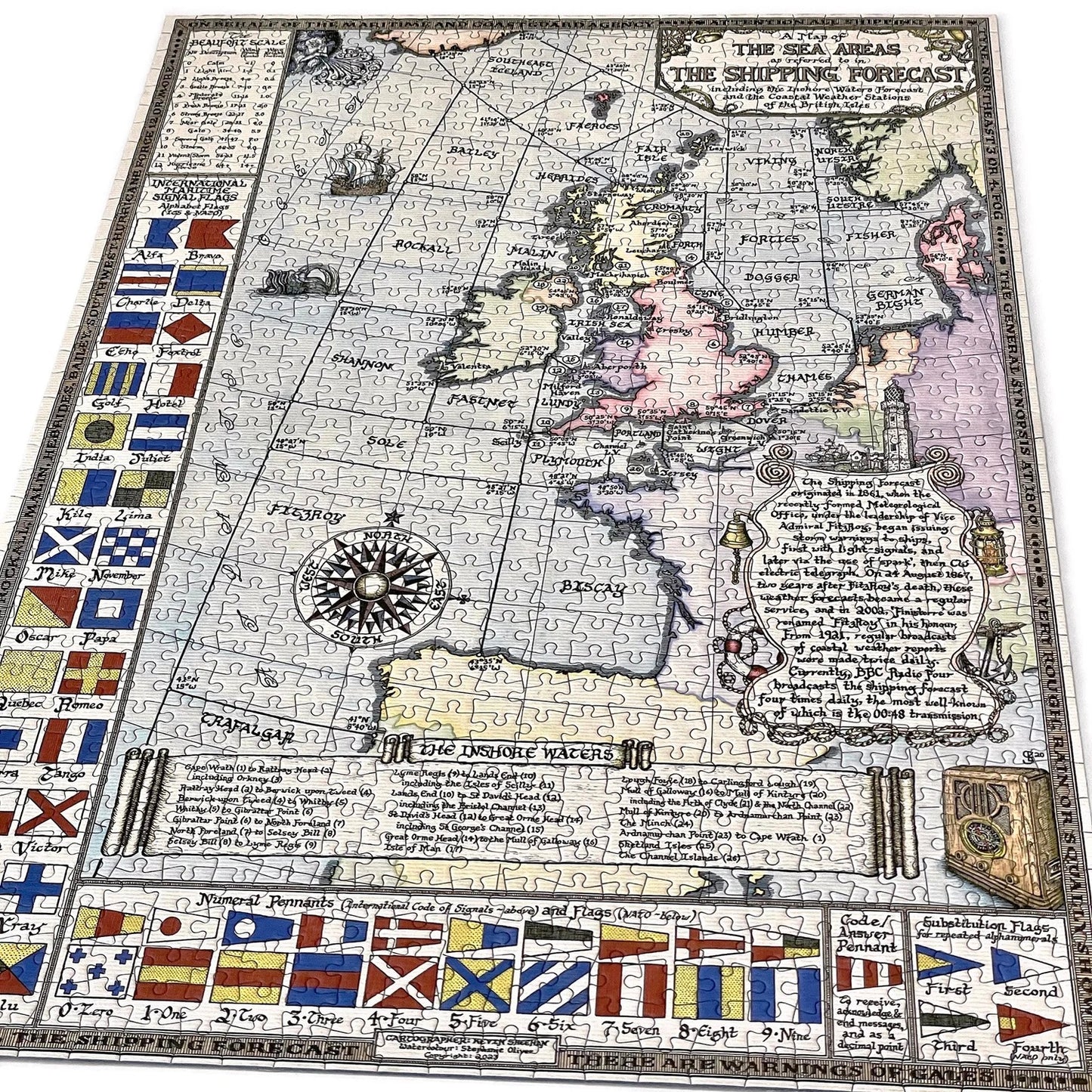 Colour Shipping Forecast Jigsaw Puzzle 1000 pieces