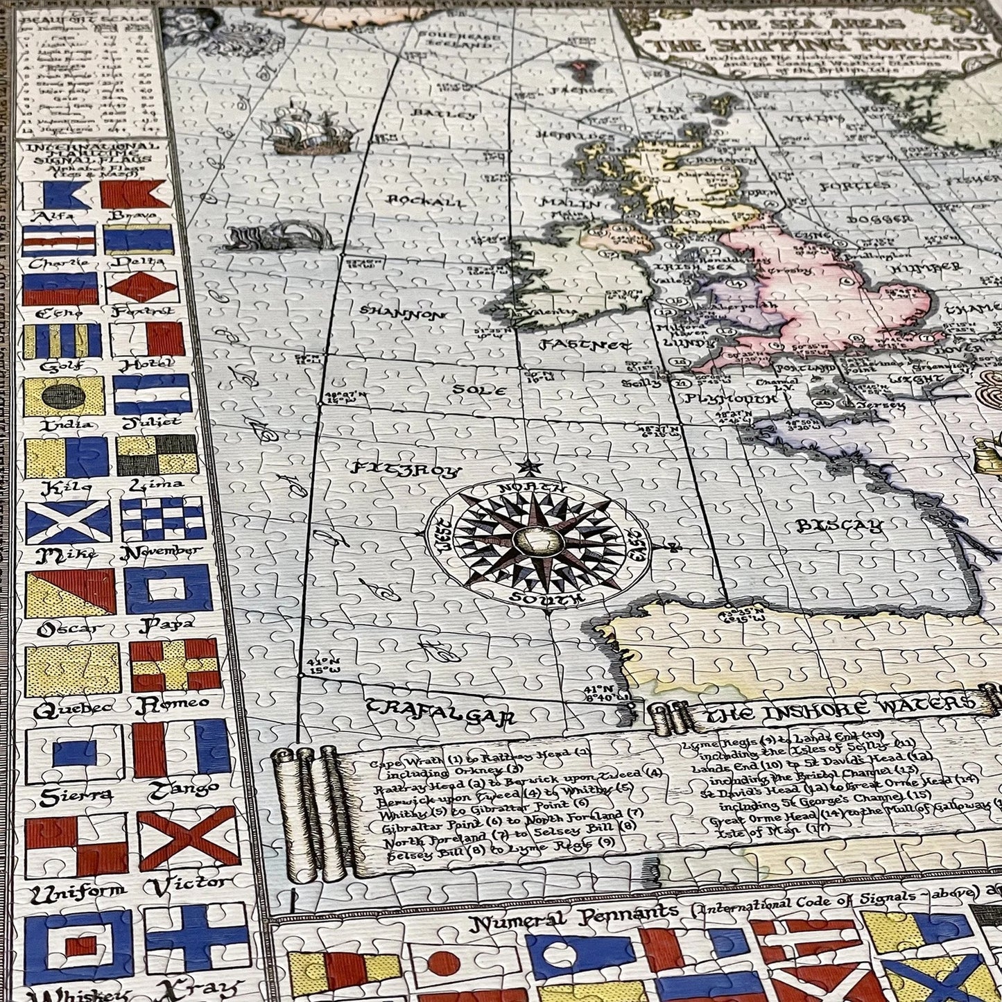 Colour Shipping Forecast Jigsaw Puzzle 1000 pieces