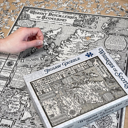 Whisky Map Jigsaw 
Puzzle - 1000 pieces