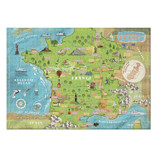 Wines of France 1000 Piece Jigsaw Puzzle