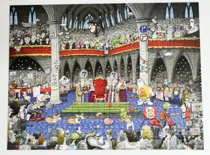 Chaos at the Coronation 1000 Piece Jigsaw Puzzle