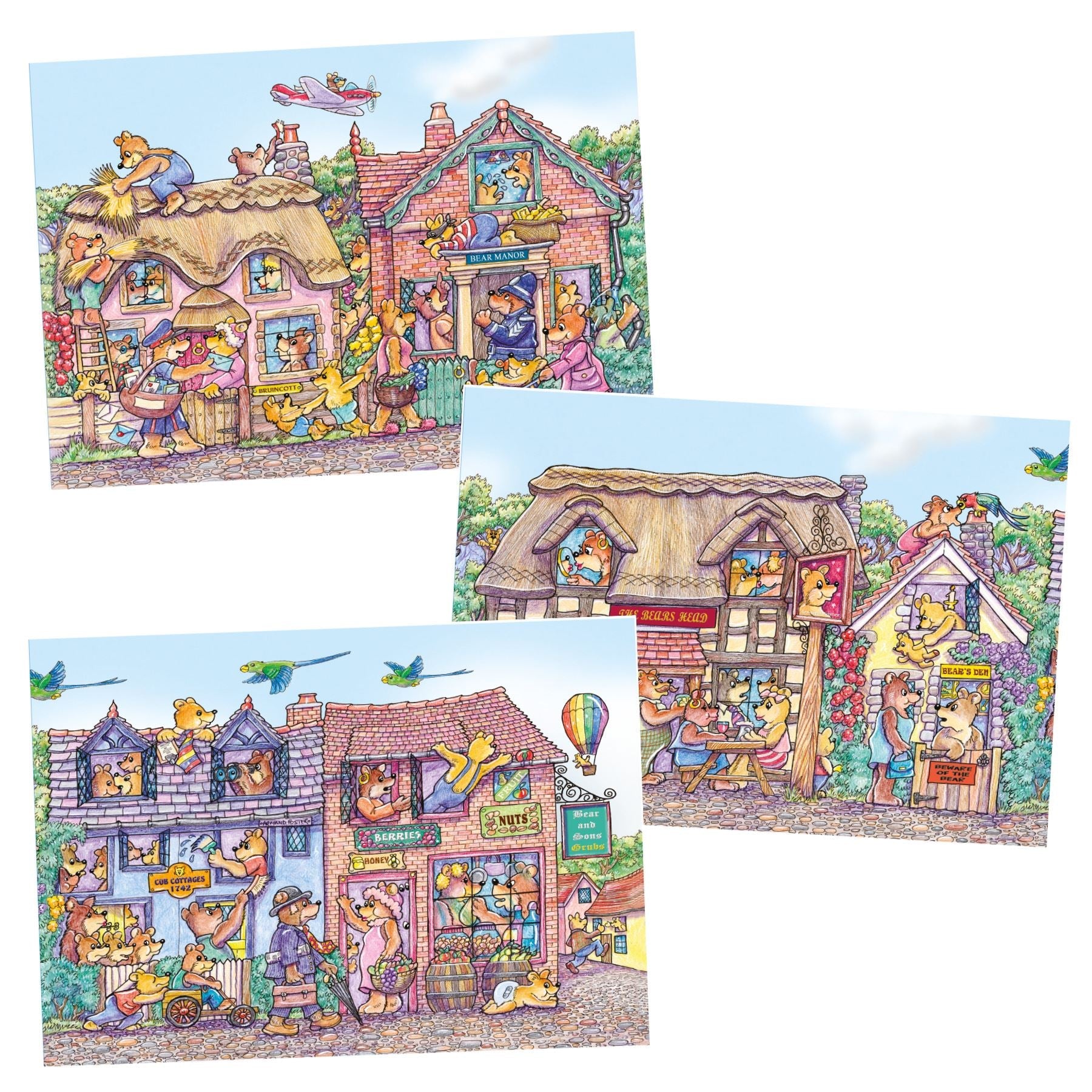 Bear Street - Armand Foster 3 x 24 Piece Kids Jigsaw Puzzle