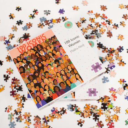 100 Iconic Women - 500 or 1000 Piece Jigsaw Puzzle