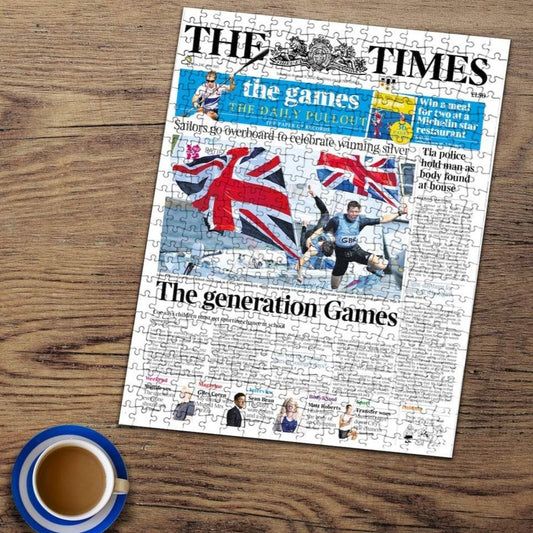 Times Newspaper Front Page Jigsaw Puzzle