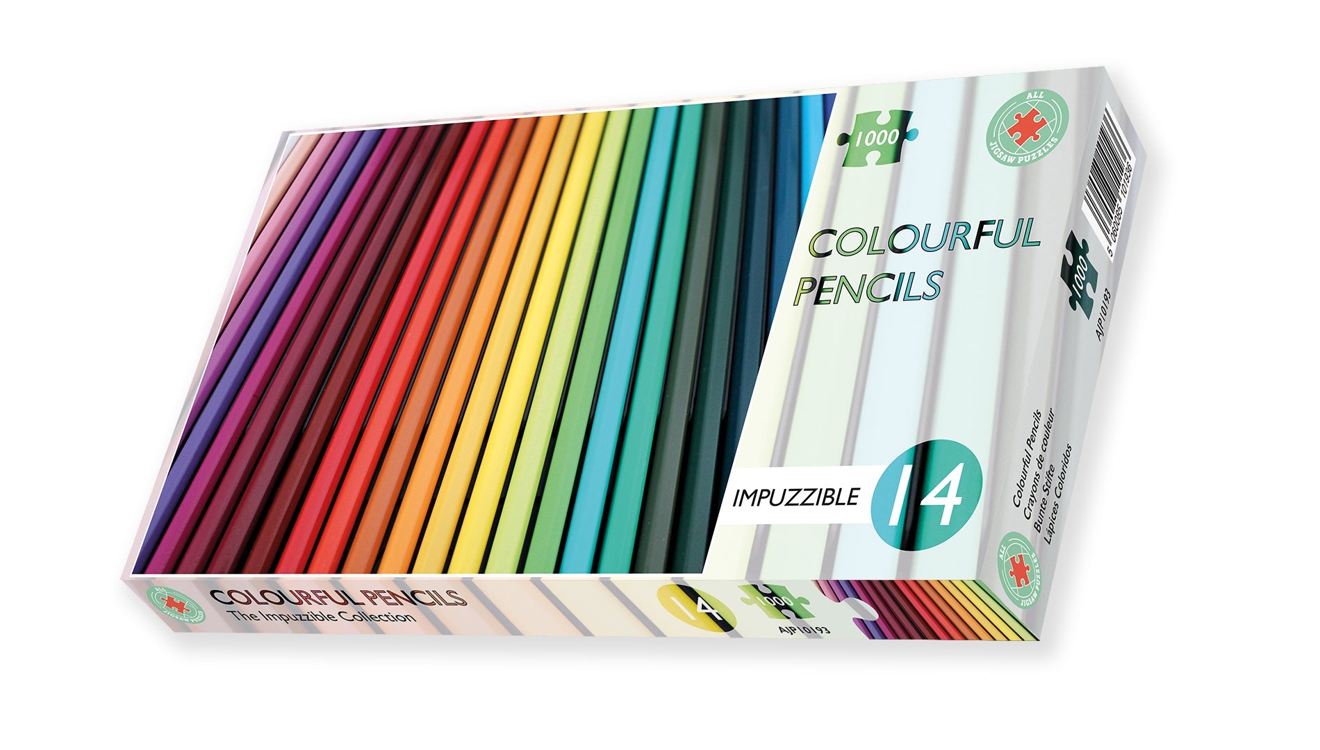 Colourful Pencil - Impuzzible No.14 - 1000 Piece Jigsaw Puzzle box