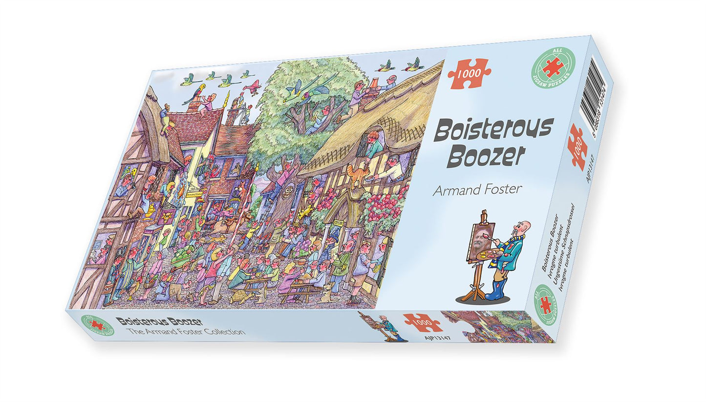 Boisterous Boozer 1000 Piece Jigsaw Puzzle