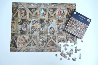 Sistine Chapel Ceiling by Michelangelo Jigsaw Puzzle - 1000 or 500 Pieces