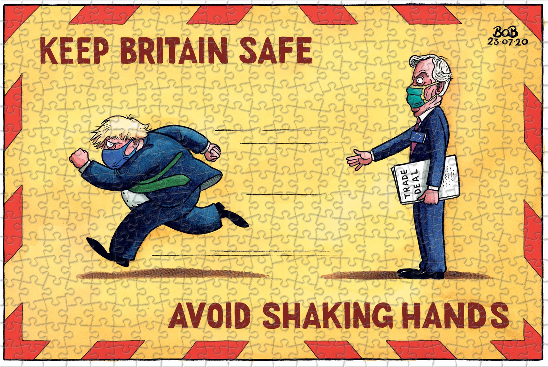 Telegraph Political Cartoons 400 Piece Jigsaw Puzzle 3