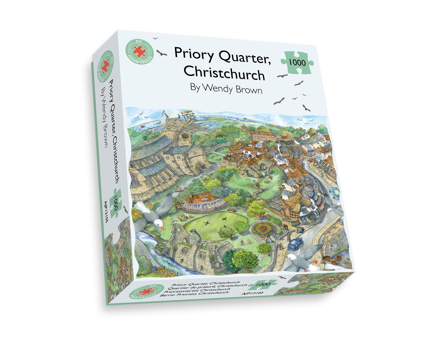 Ancient Christchurch 500 or 1000 Piece Jigsaw Puzzle