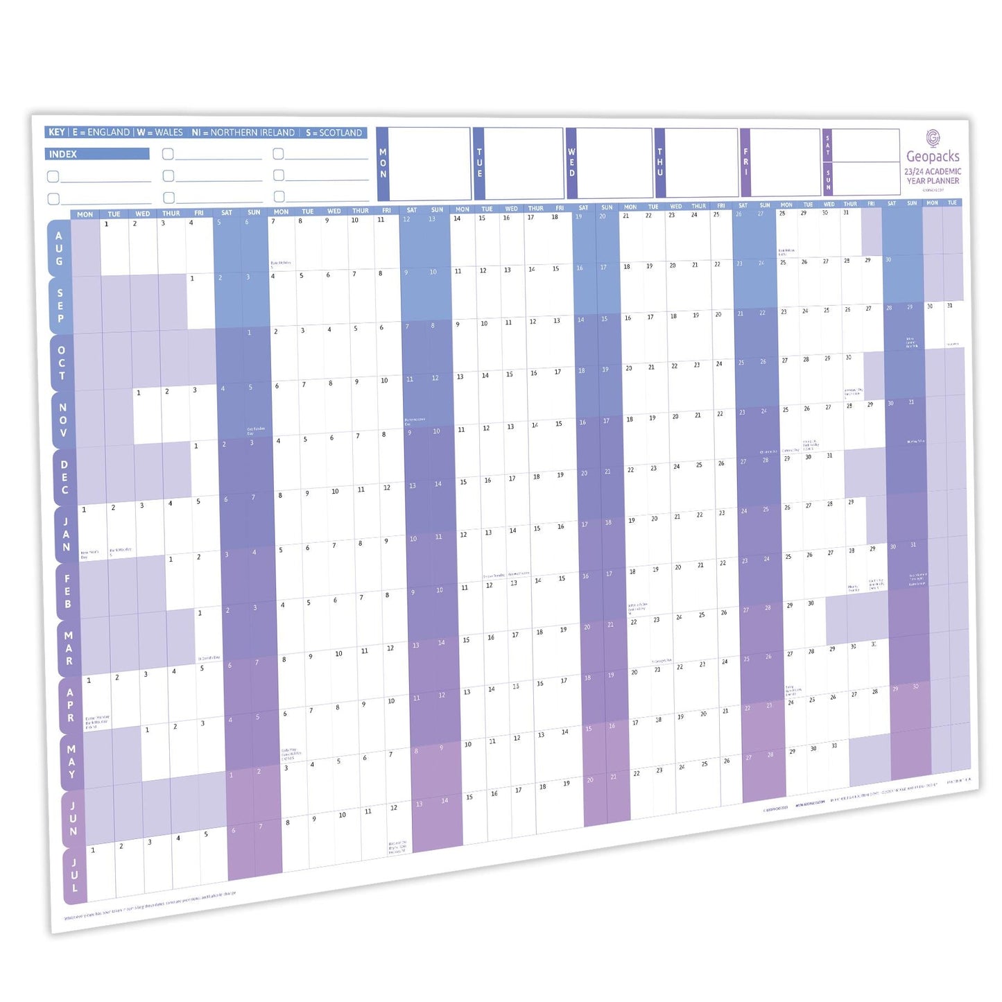 2023 / 2024 Academic Year Planner