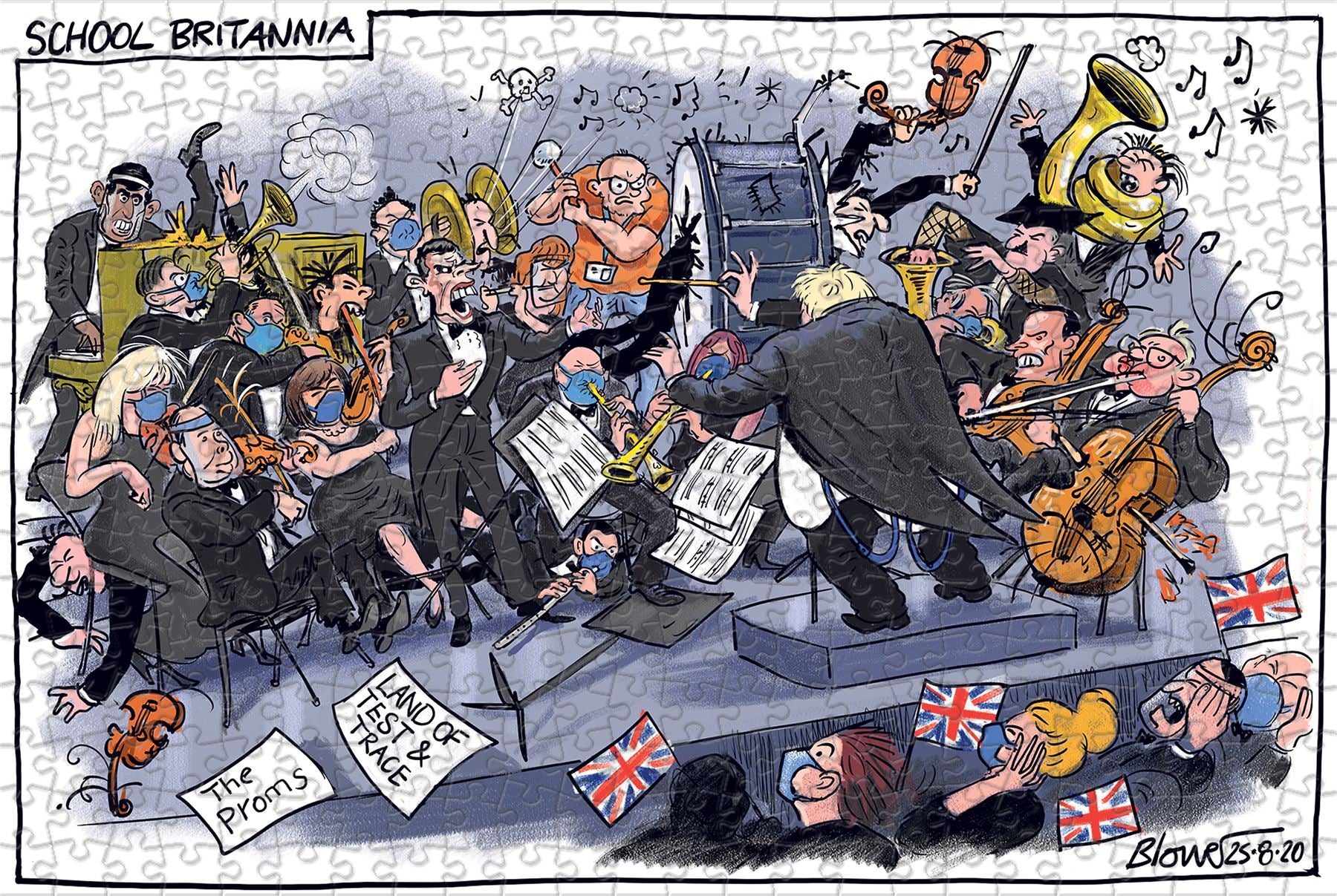 Telegraph Political Cartoons 400 Piece Jigsaw Puzzle 22