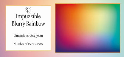 Blurry Rainbow - Impuzzible - 1000 Pieces