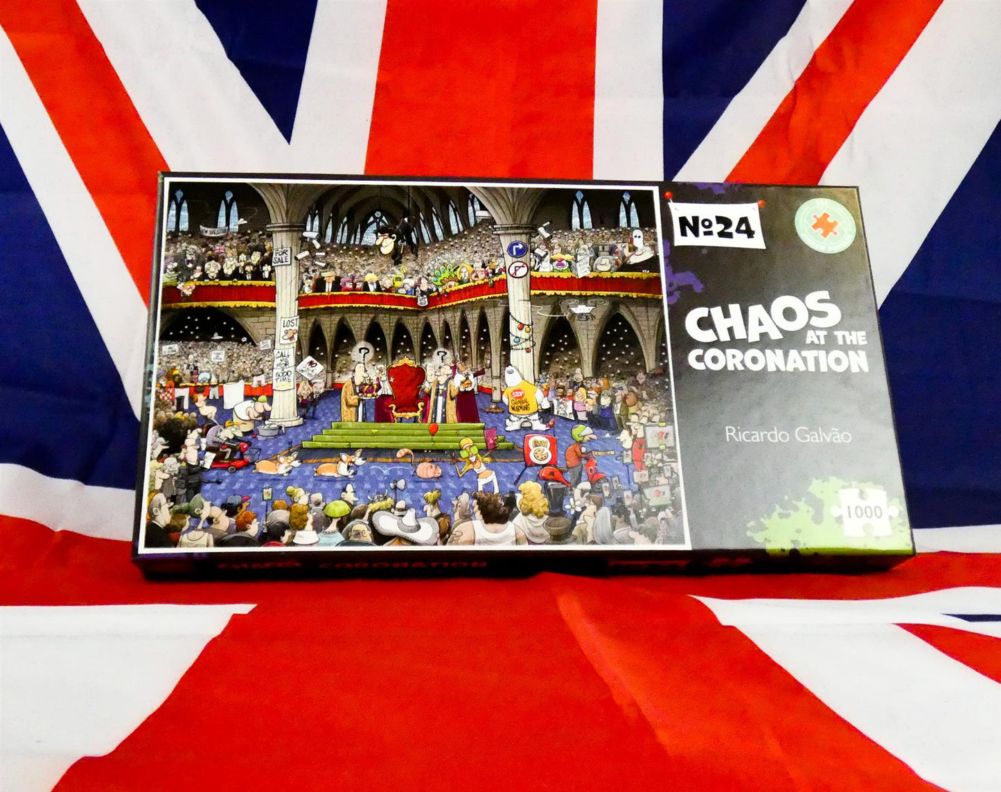 Chaos at the Coronation 1000 Piece Jigsaw Puzzle