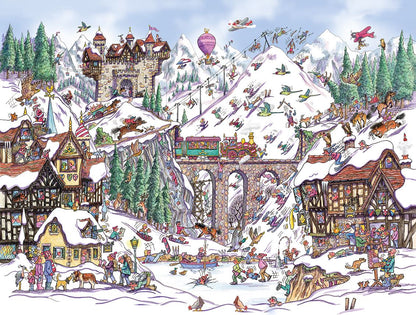 Off Piste Palaver 1000 Piece Jigsaw Puzzle