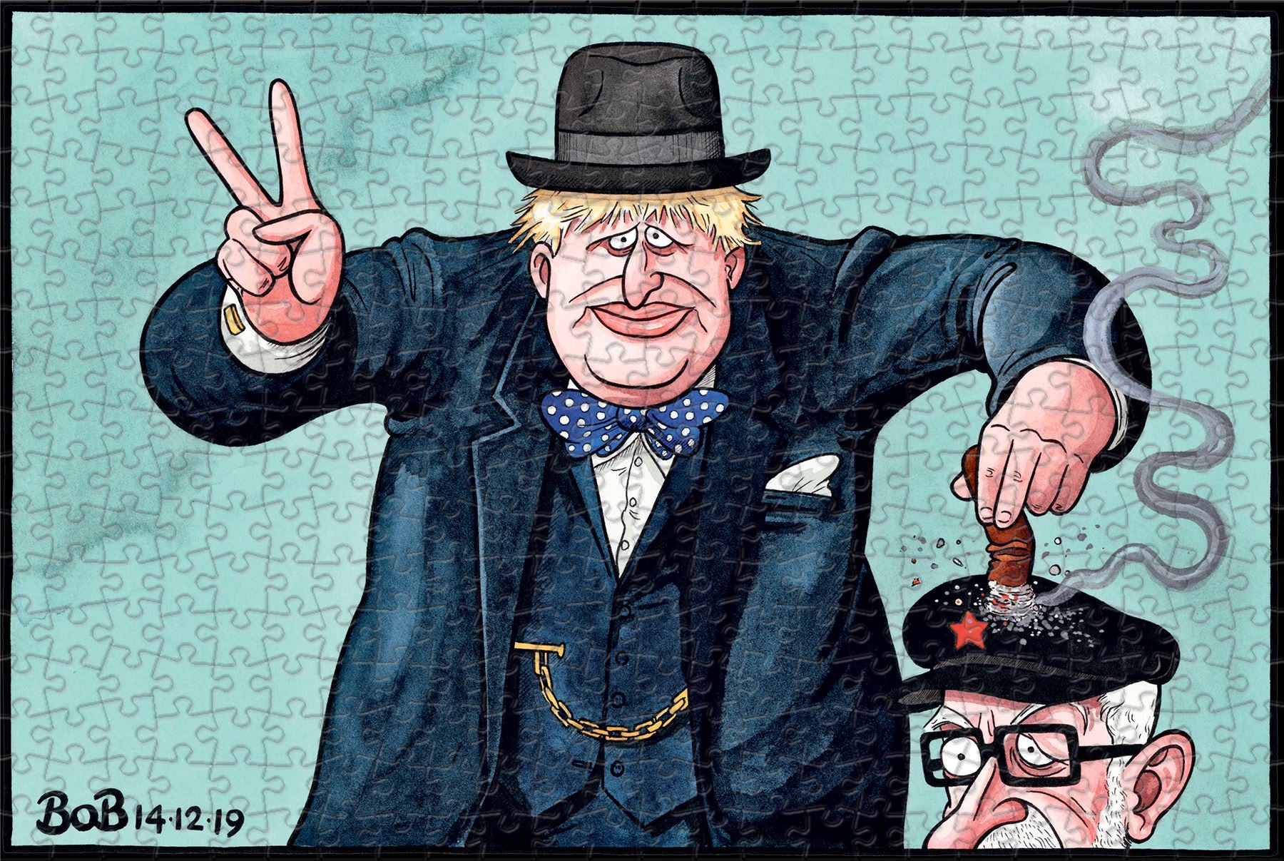 Telegraph Political Cartoons 400 Piece Jigsaw Puzzle 6