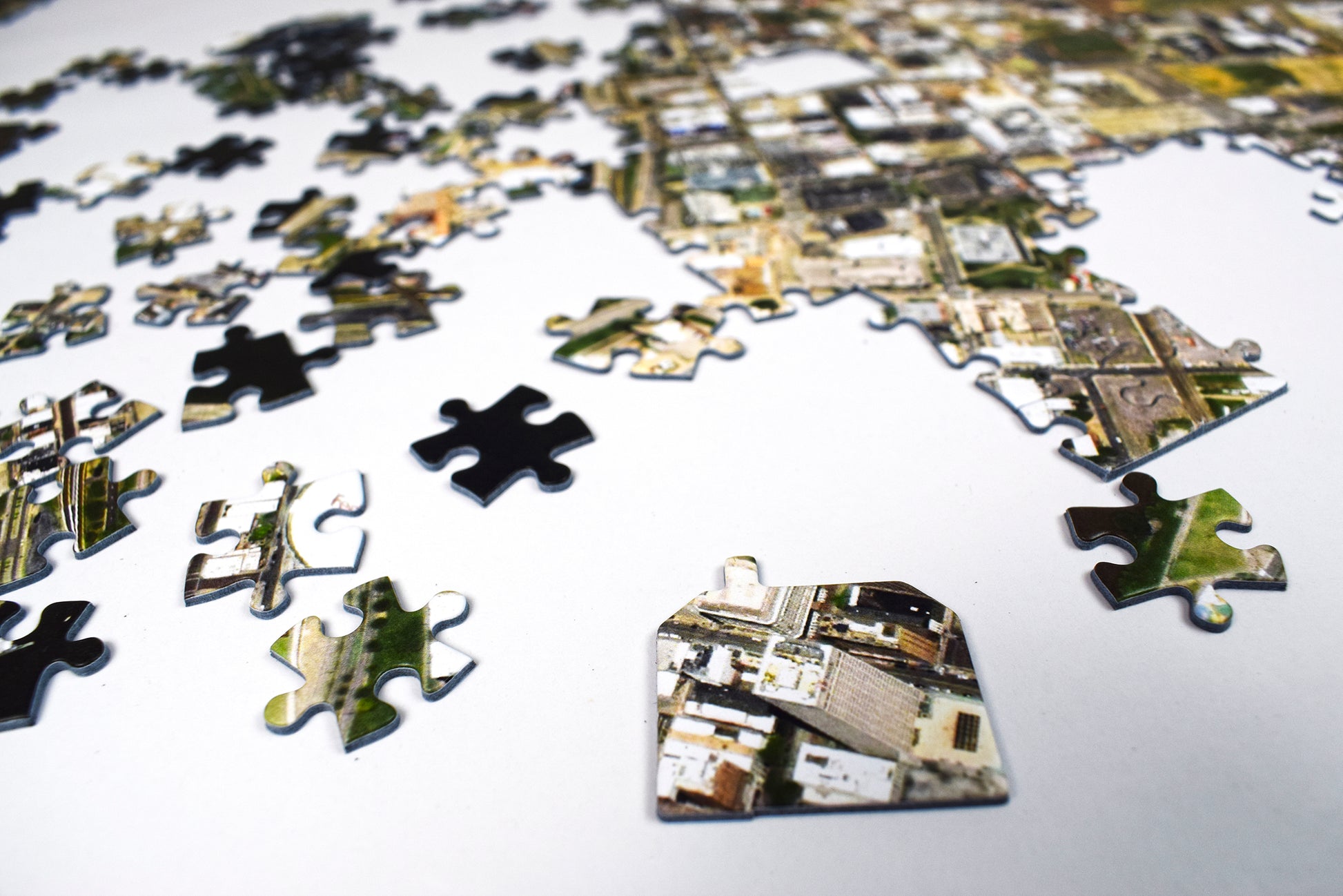 "My Hometown" Personalized Puzzle (USA Aerial Photography) 4