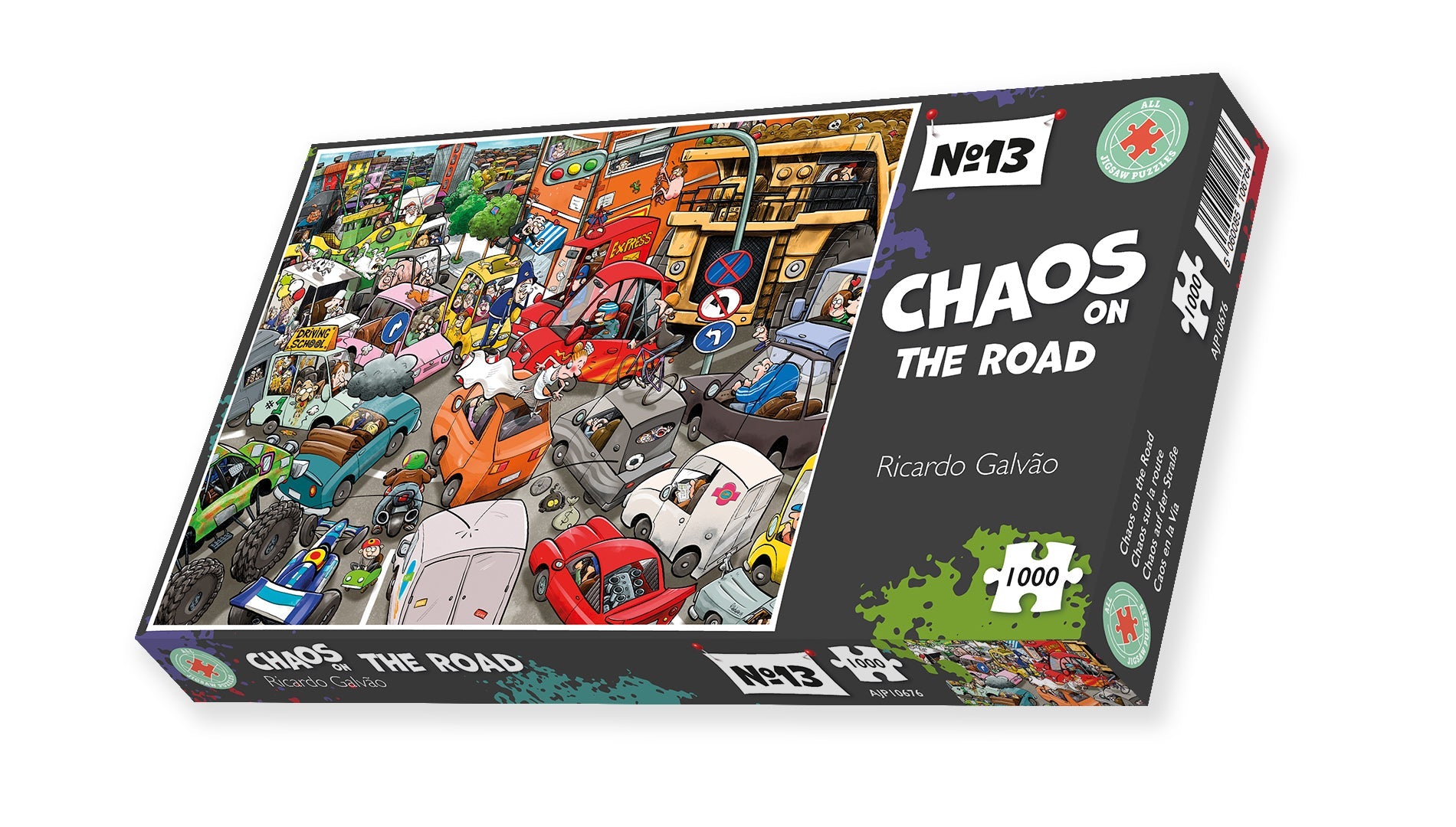 Chaos on the Road - No.13 1000 Piece Jigsaw Puzzle