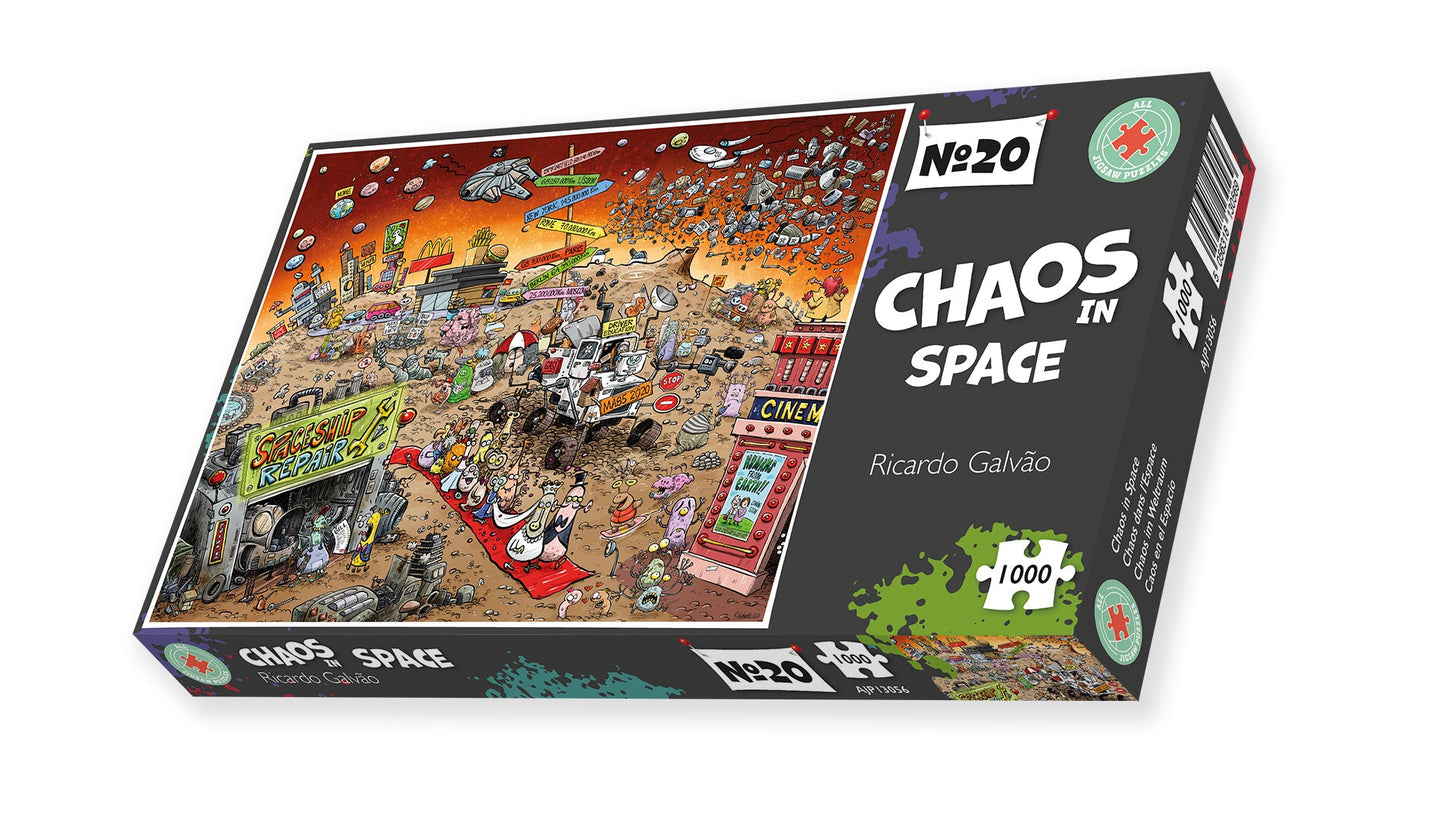 Chaos in Space 1000  Piece Jigsaw Puzzle - Chaos no. 20