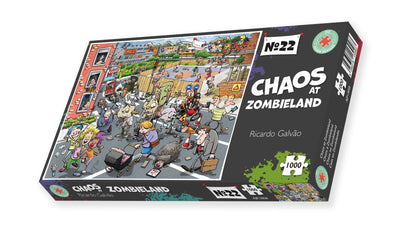 Chaos at Zombieland 1000 Piece Jigsaw Puzzle - Chaos no. 22