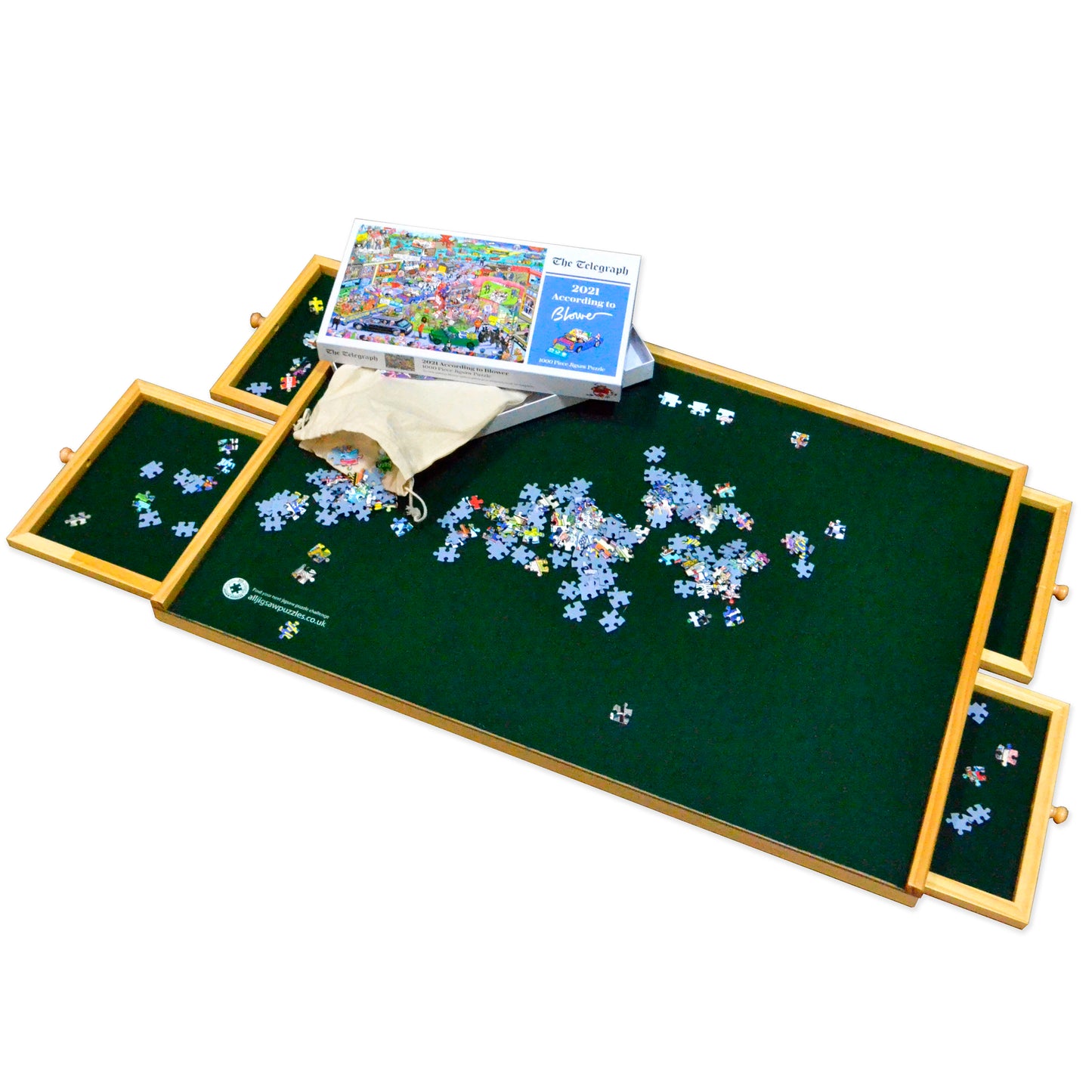 Wooden Jigsaw Puzzle Table- perfect gift for a puzzler