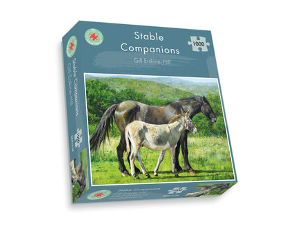 Stable Companions 1000 or 500 Piece Jigsaw Puzzle