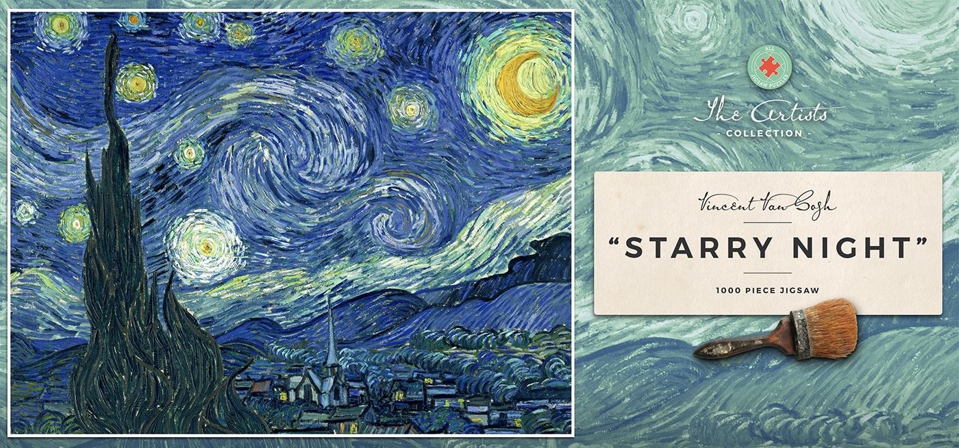 Starry Night by Vincent van Gogh Jigsaw Puzzle - 1000 pieces – Butler and  Hill UK