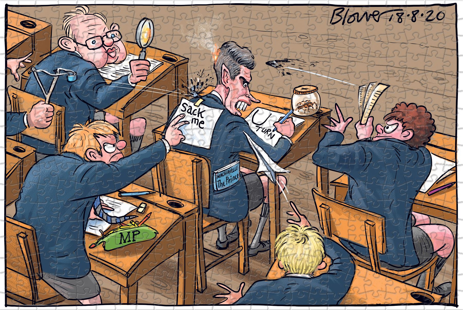 Telegraph Political Cartoons 400 Piece Jigsaw Puzzle 23