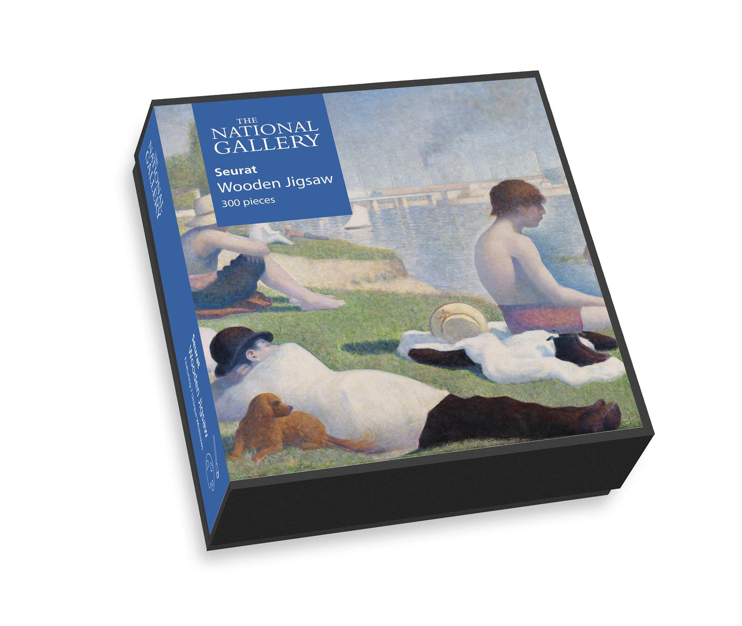 Bathers at Asnieres - National Gallery 300 Piece Wooden Jigsaw Puzzle