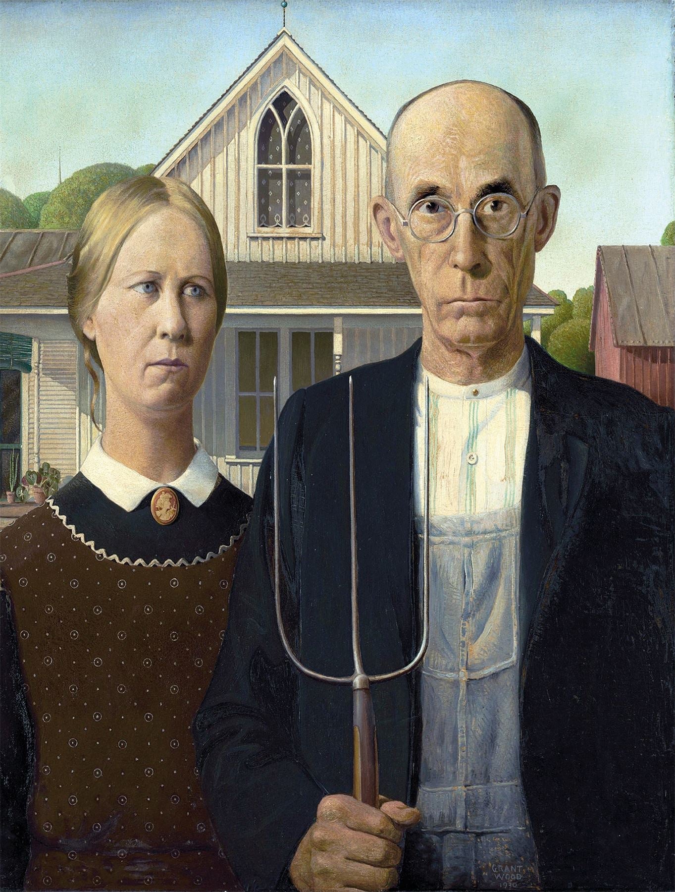 American Gothic 1000 Piece Jigsaw Puzzle