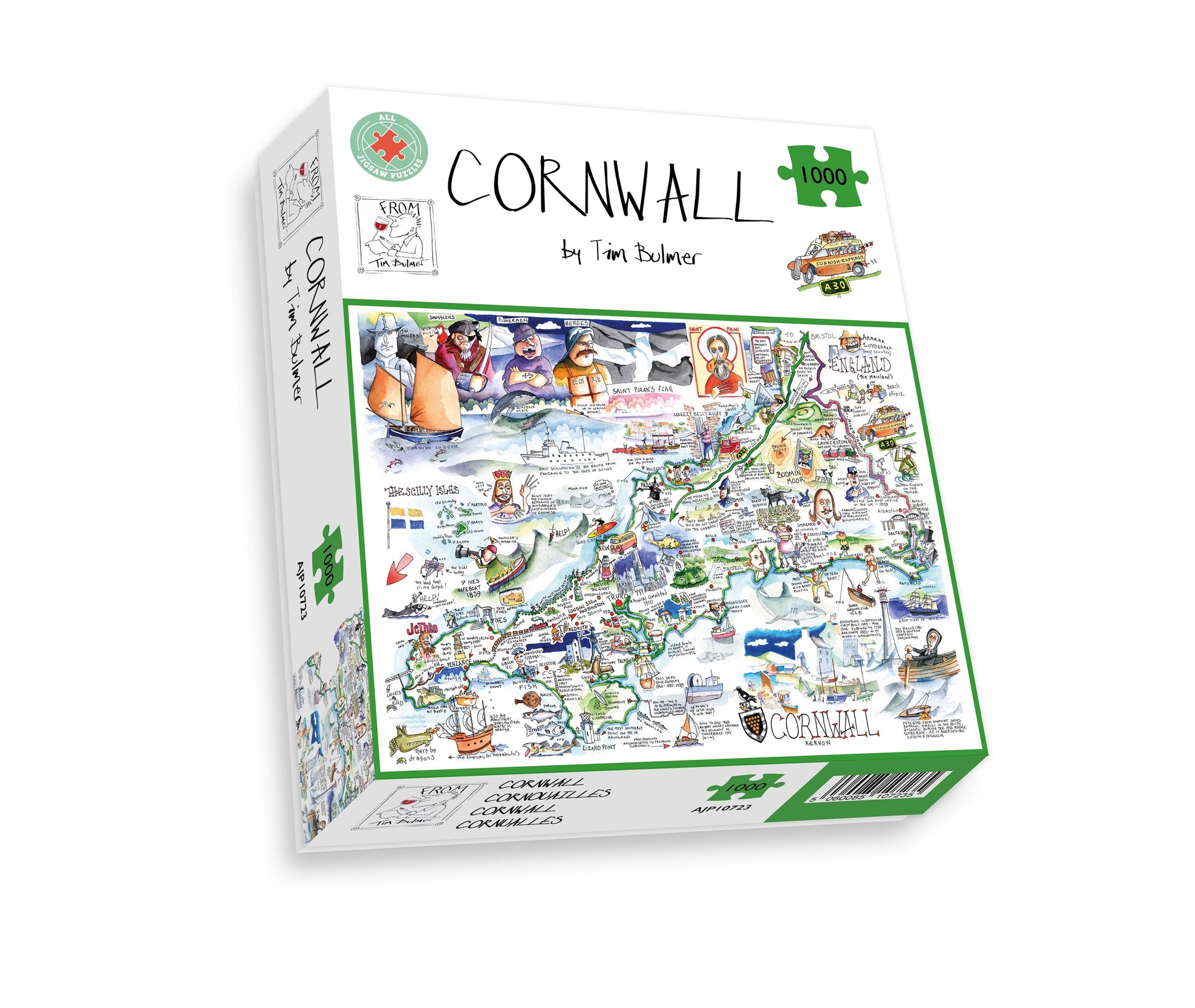 Cornwall - Tim Bulmer 1000 piece Jigsaw box