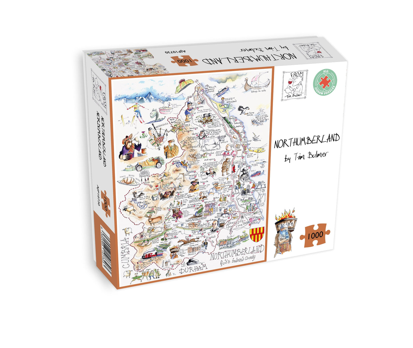 Northumberland - Tim Bulmer 1000 piece Jigsaw box