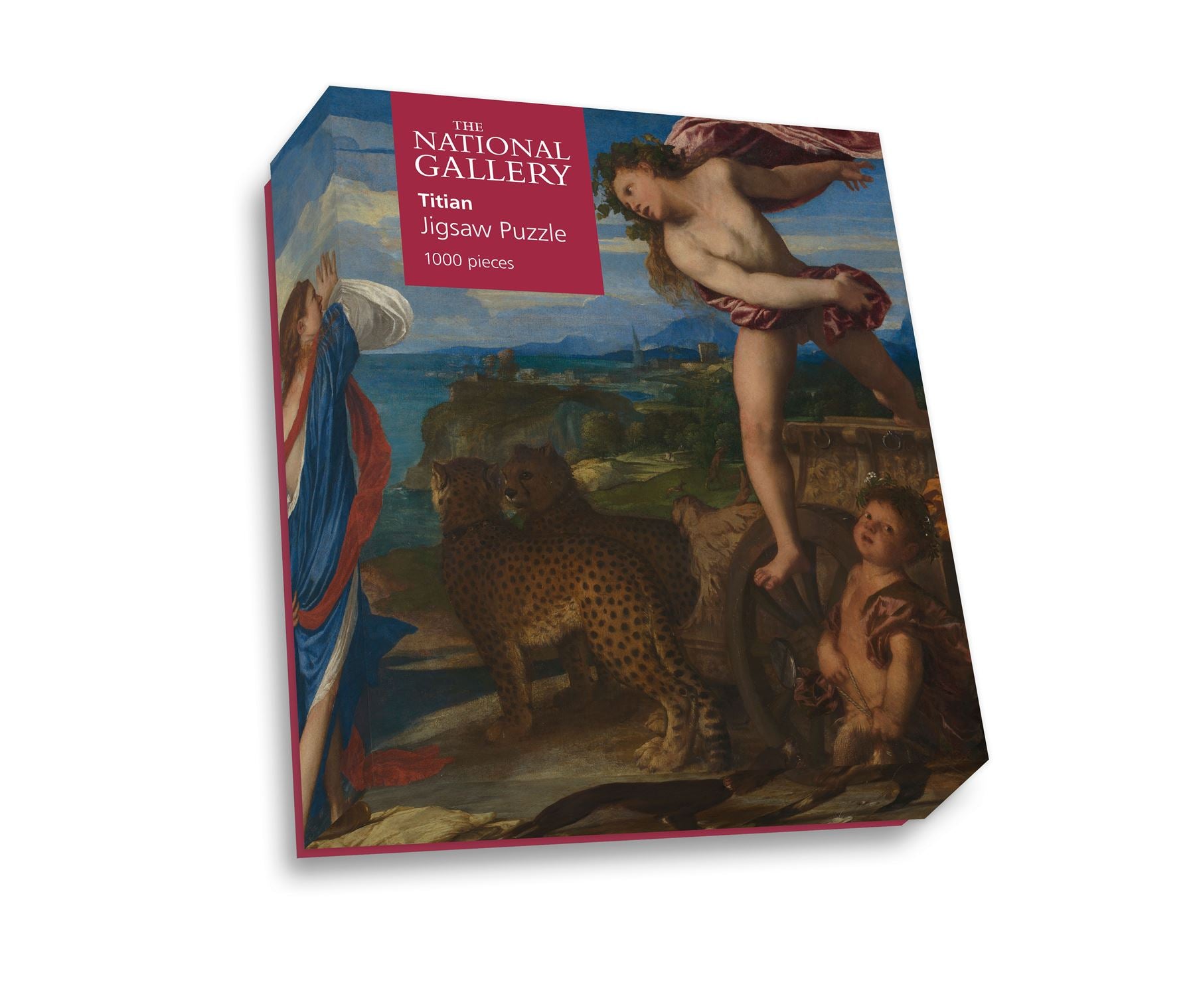 Bacchus and Ariadne - National Gallery 1000 Piece Jigsaw Puzzle box
