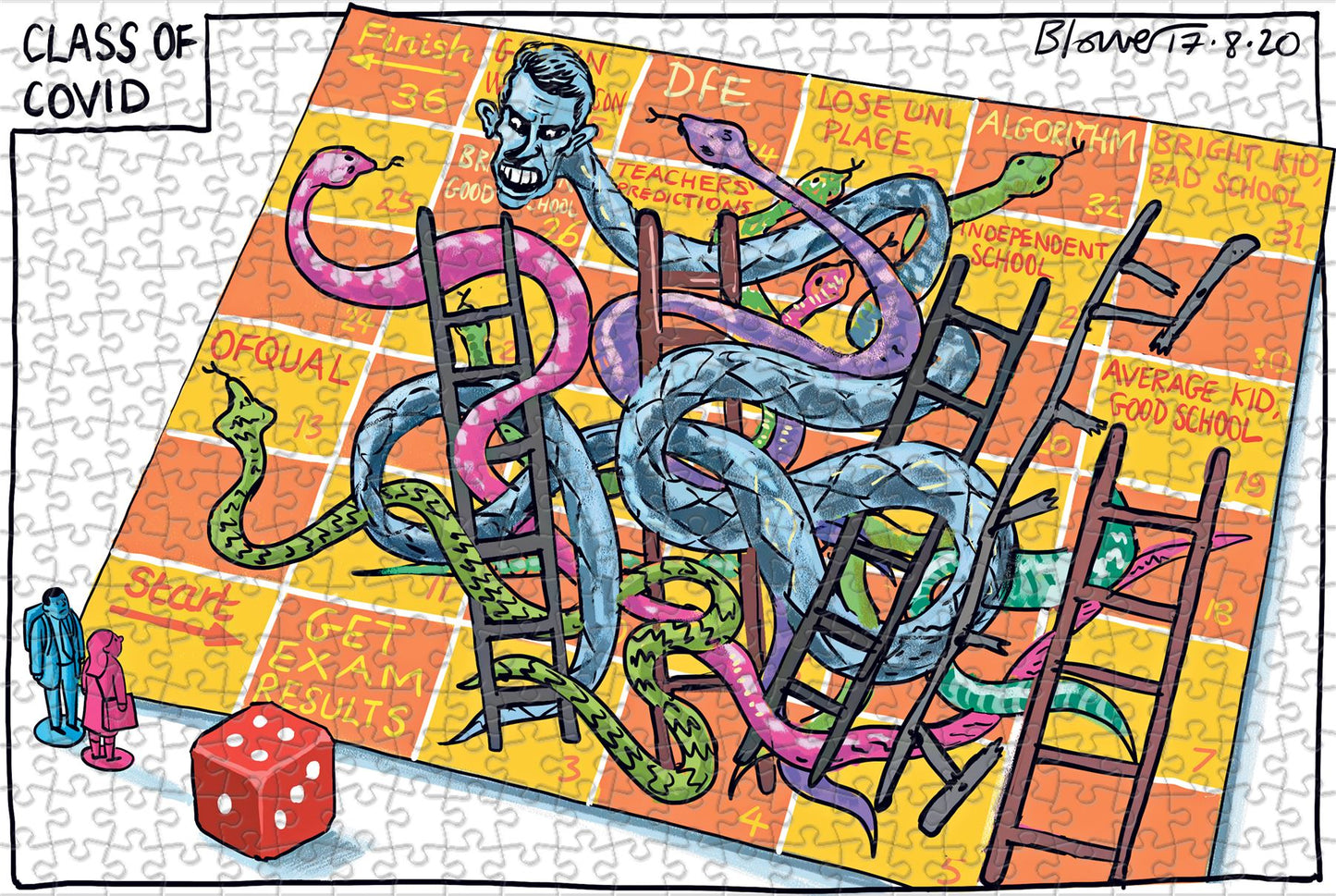 Telegraph Political Cartoons 400 Piece Jigsaw Puzzle 24