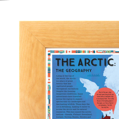 Prisoners of Geography The Arctic Educational Wall Map