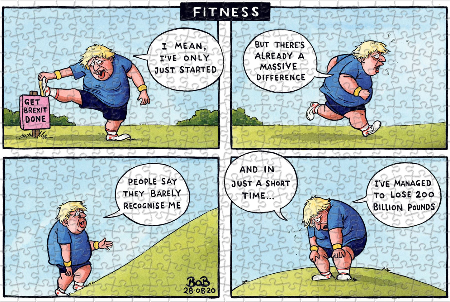 Telegraph Political Cartoons 400 Piece Jigsaw Puzzle 29