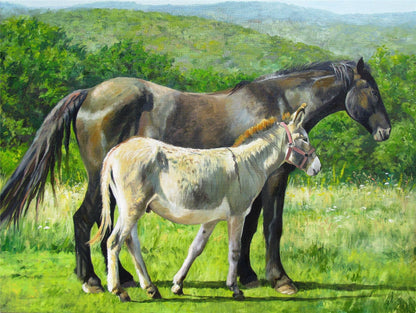 Stable Companions 1000 or 500 Piece Jigsaw Puzzle