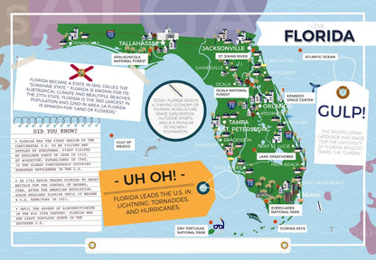 Florida - I Love My State 400 Piece Personalized Jigsaw Puzzle