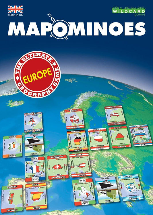 Games - MAPOMINOES EUROPE- The Ultimate Geography Game