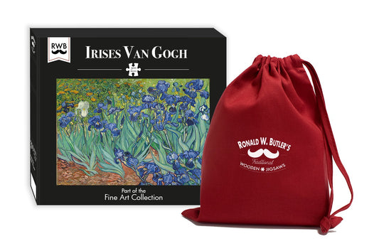 Irises by Vincent van Gogh 300 Piece Wooden Jigsaw Puzzle