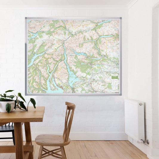 Loch Lomond & Trossachs - UK National Park Wall Map